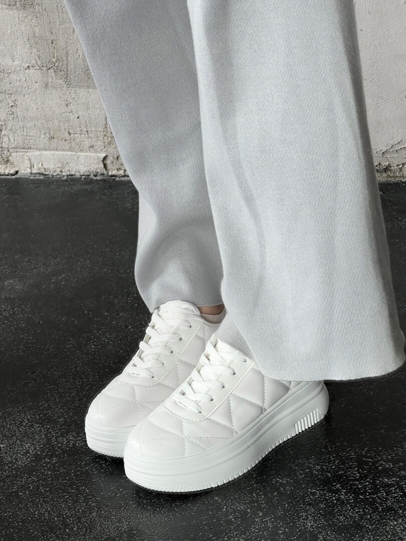 Кросівки Quilted білі